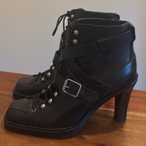 Vintage Ralph Lauren Lace-Up Heeled Boots